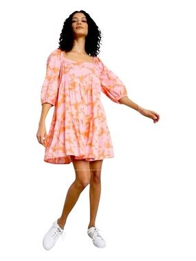 SANCTUARY Weekender Babydoll Mini Dress, Size XS.